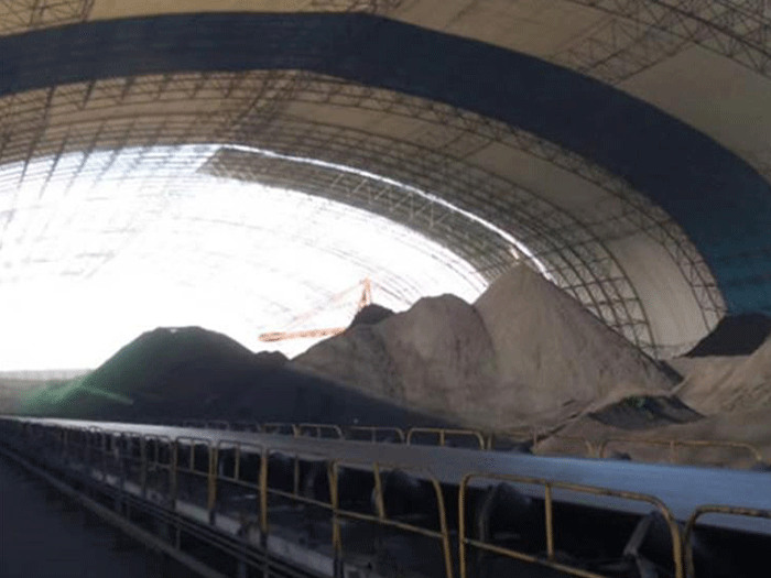 来宾煤棚料仓网架